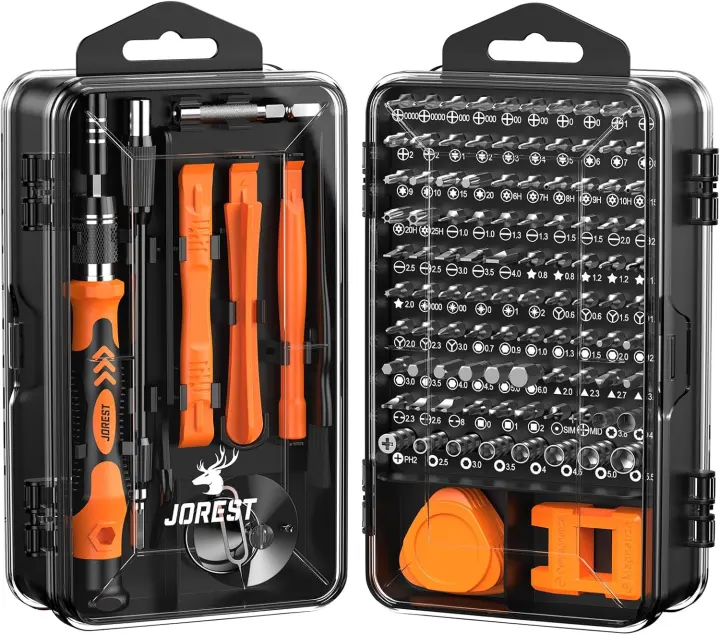 117‑Piece Precision Screwdriver & Electronics Repair Kit — Magnetic Mini Set