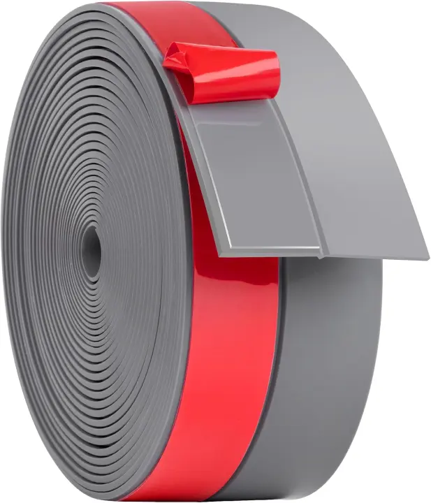 2 in x 40 ft Silicone Door Seal Strip — Self-Adhesive Weather Seal