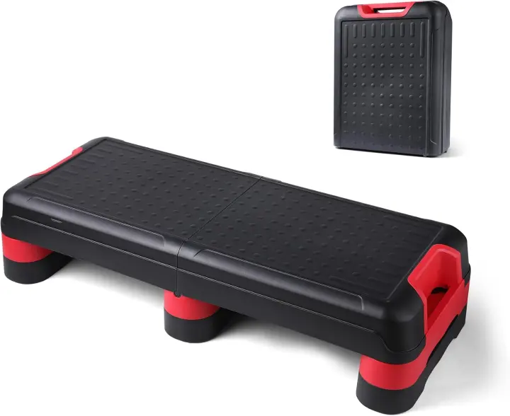 33.5-inch Foldable Aerobic Step Platform — 3 Height Settings