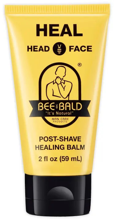 Bee Bald HEAL Soothing Aftershave Balm for Men — 2 fl oz Post-Shave Care