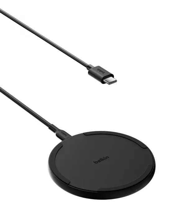 Belkin BoostCharge 15W Qi Wireless Charging Pad with 5ft USB‑C