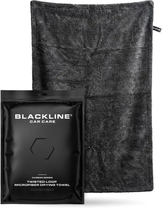 Blackline 24x36 Car Drying Towel — 1300 GSM Twisted-Loop Microfiber