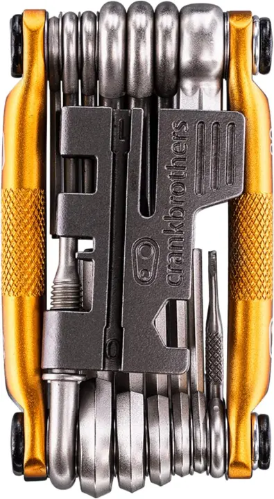 Crankbrothers M20 Gold Bike Multi-Tool — 20-Function Trail Kit