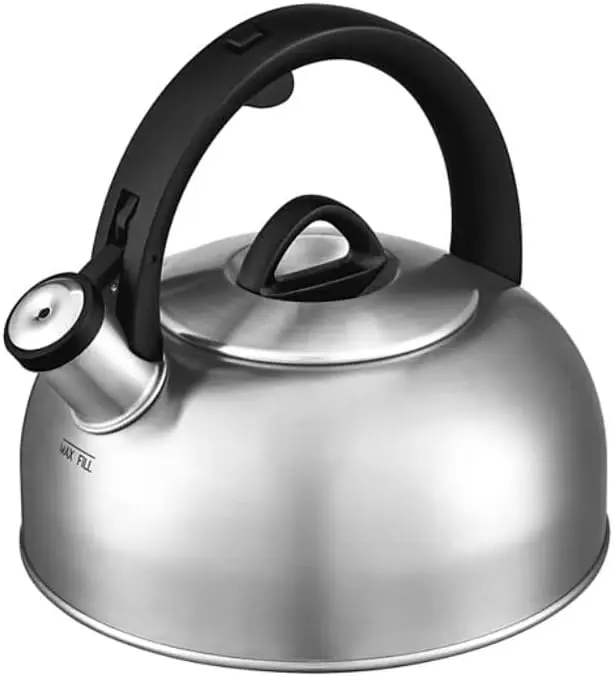 Cuisinart 2-Quart Brushed Stainless Steel Whistling Teakettle