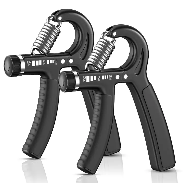 FitBeast Adjustable Hand Grip Strengthener 2-Pack (10–132 lb)