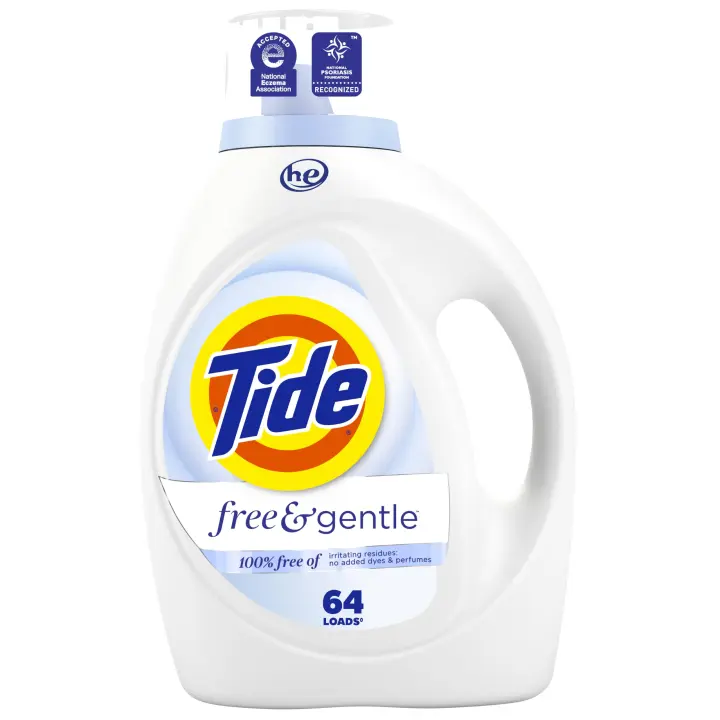 Free & Gentle Liquid Laundry Detergent — 84 fl oz (64 Loads)