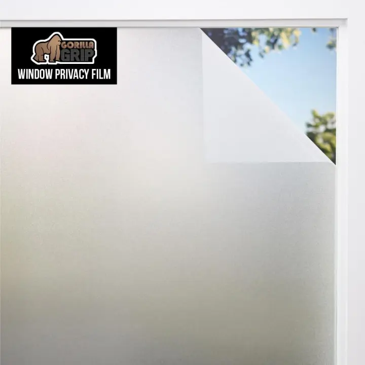 Frosted Static-Cling Window Privacy Film Roll — 17.5 x 78.7 in