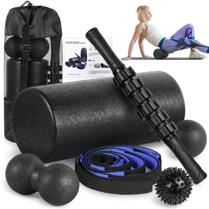High-Density Foam Roller Recovery Kit — Full-Body Massage Set