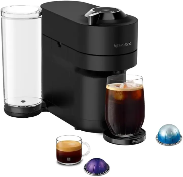 Nespresso Vertuo Pop+ Deluxe Coffee & Espresso Maker — Matte Black