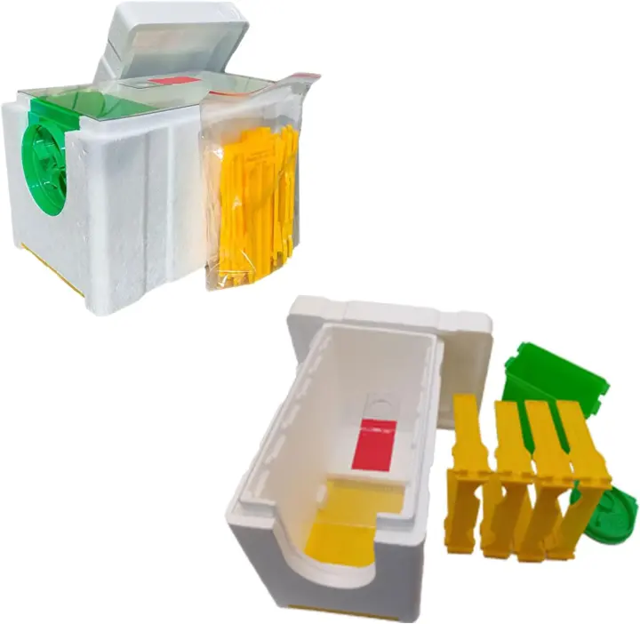Queen Bee Mating Nuc — 4-Frame High-Density Foam Hive Box
