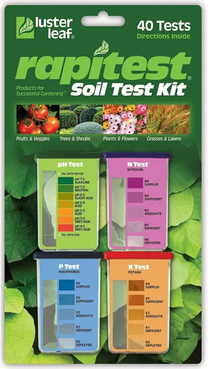 Rapitest Soil Test Kit — Home Garden pH & N-P-K Tester