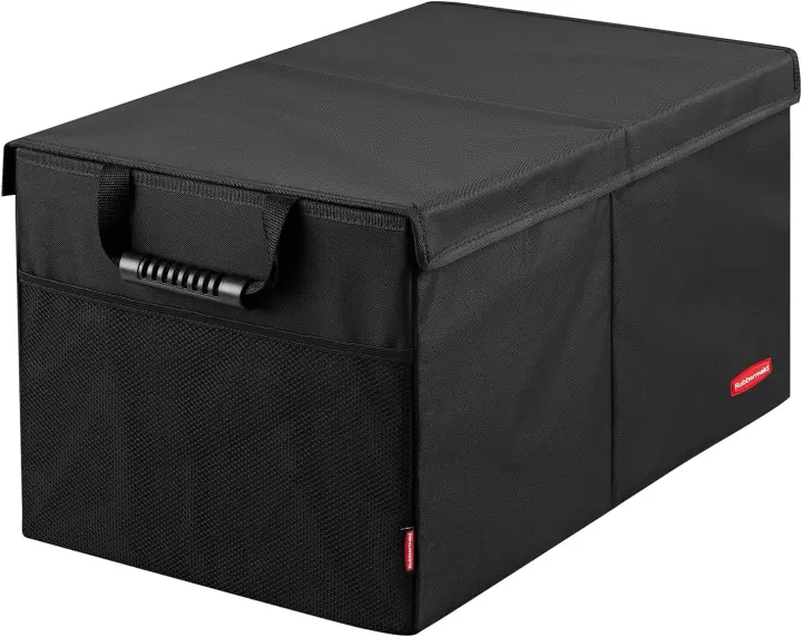 Rubbermaid Collapsible Car Trunk Organizer — 2-Compartment Cargo Bin
