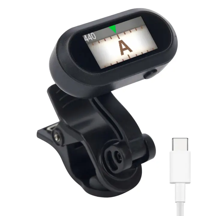 Sondery Rechargeable Clip-On Chromatic Tuner for Guitar & Strings