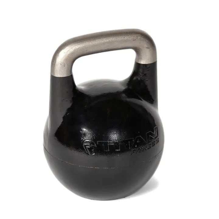 Titan Fitness Adjustable Competition Kettlebell — 12–32 kg, Ergonomic Handle