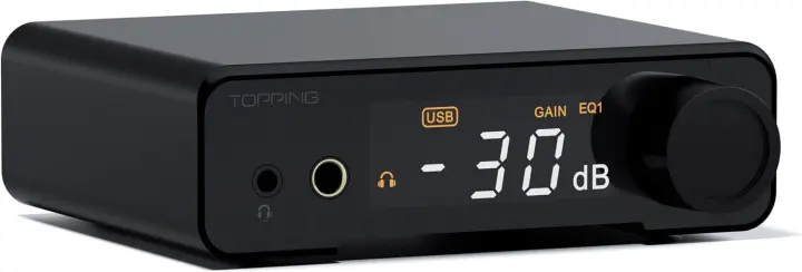 TOPPING DX1 II Desktop Gaming DAC & Headphone Amplifier with 10-Band PEQ