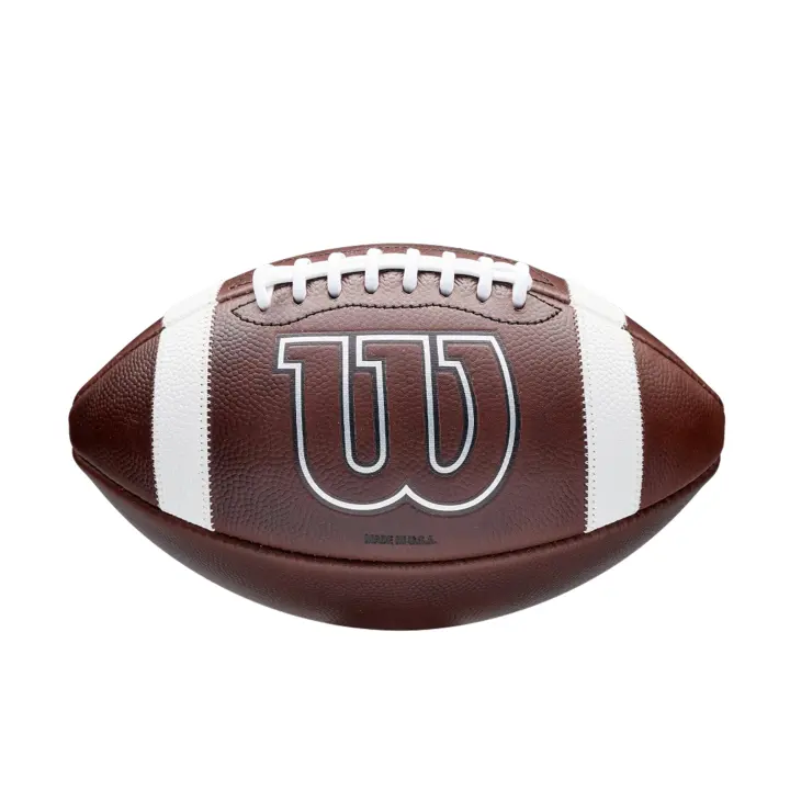 Wilson GRT Zero-Prep Leather Game Football (Brown, Multiple Sizes)
