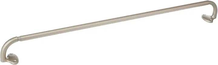 Wrap-Around Room-Darkening Blackout Curtain Rod, Heavy-Duty, 28–48 in